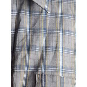 Weekender Plaid Bud Berma Vintage Blue Grey Plaid Size XL Single Stitch Tailored